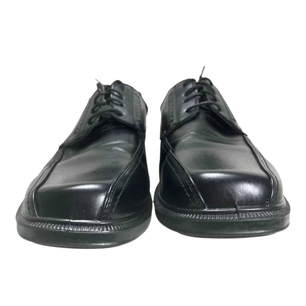 Deer Stags Williamsburg Dress‎ Oxfords – Modern Bicycle Toe, Black, Size 14W